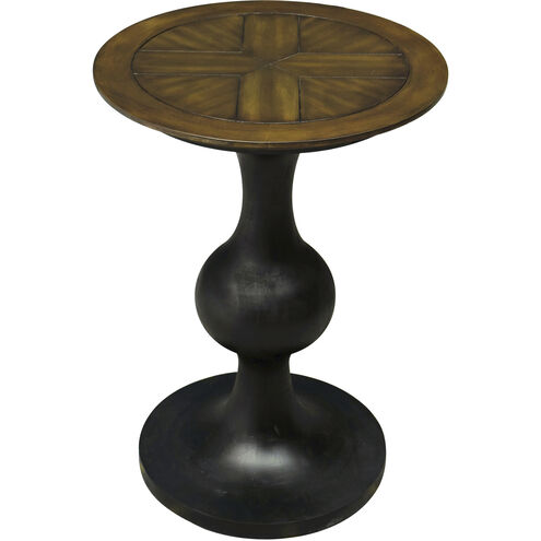 Piedmont 24 X 18 inch Harvest Brown and Kettle Black Accent Table
