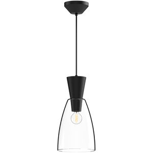 Alora Mood Arlo 1 Light 7 inch Matte Black Pendant Ceiling Light
