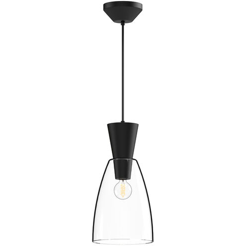 Alora Mood Arlo 1 Light 7 inch Matte Black Pendant Ceiling Light