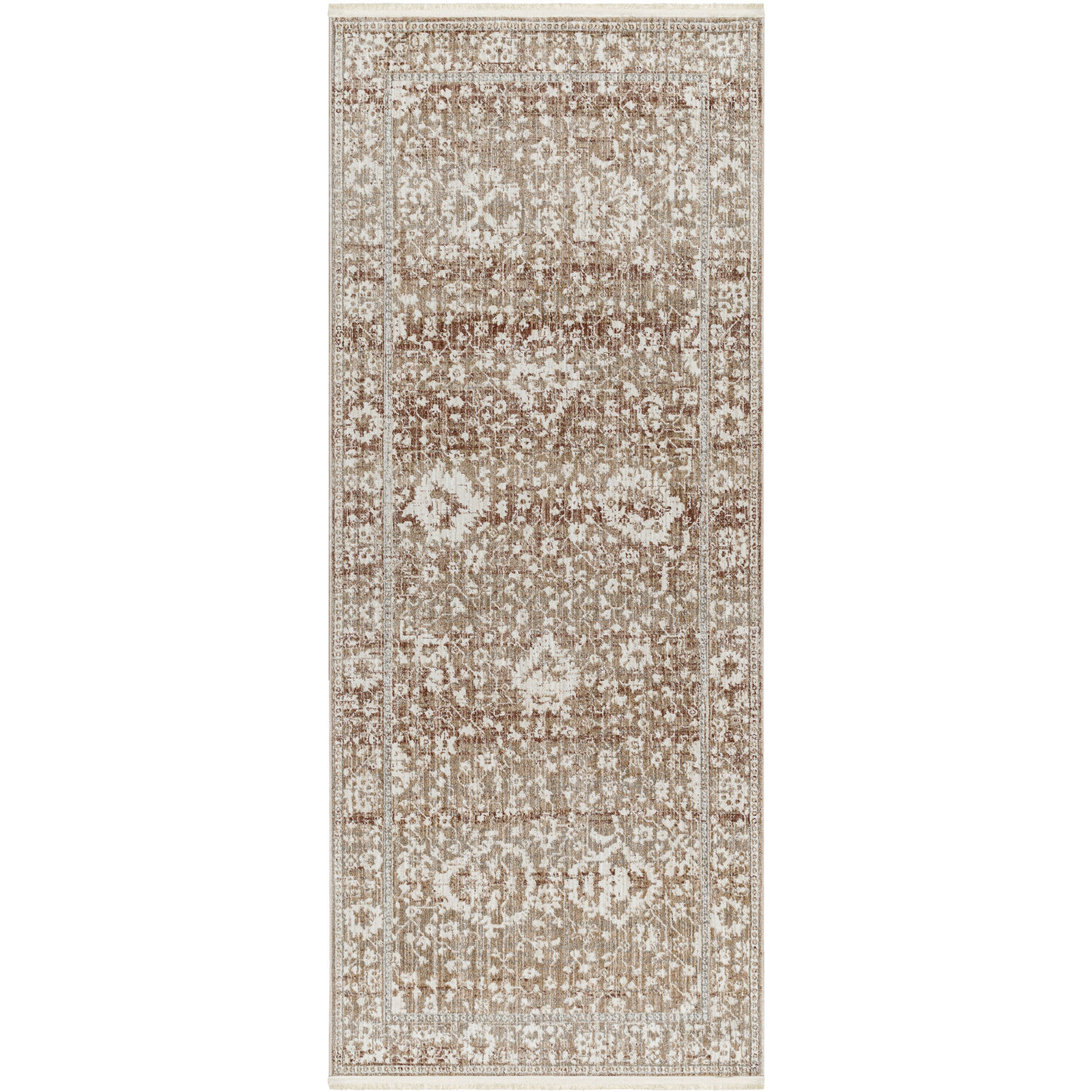 Carlisle 87 X 35 inch Taupe Rug, Runner