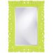 Barcelona 46 X 32 inch Glossy Green Wall Mirror