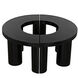 Pluto 40 X 40 inch Hand Rubbed Black Coffee Table