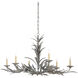 Claire Bell 6 Light 39 inch Weathered Gray Chandelier Ceiling Light