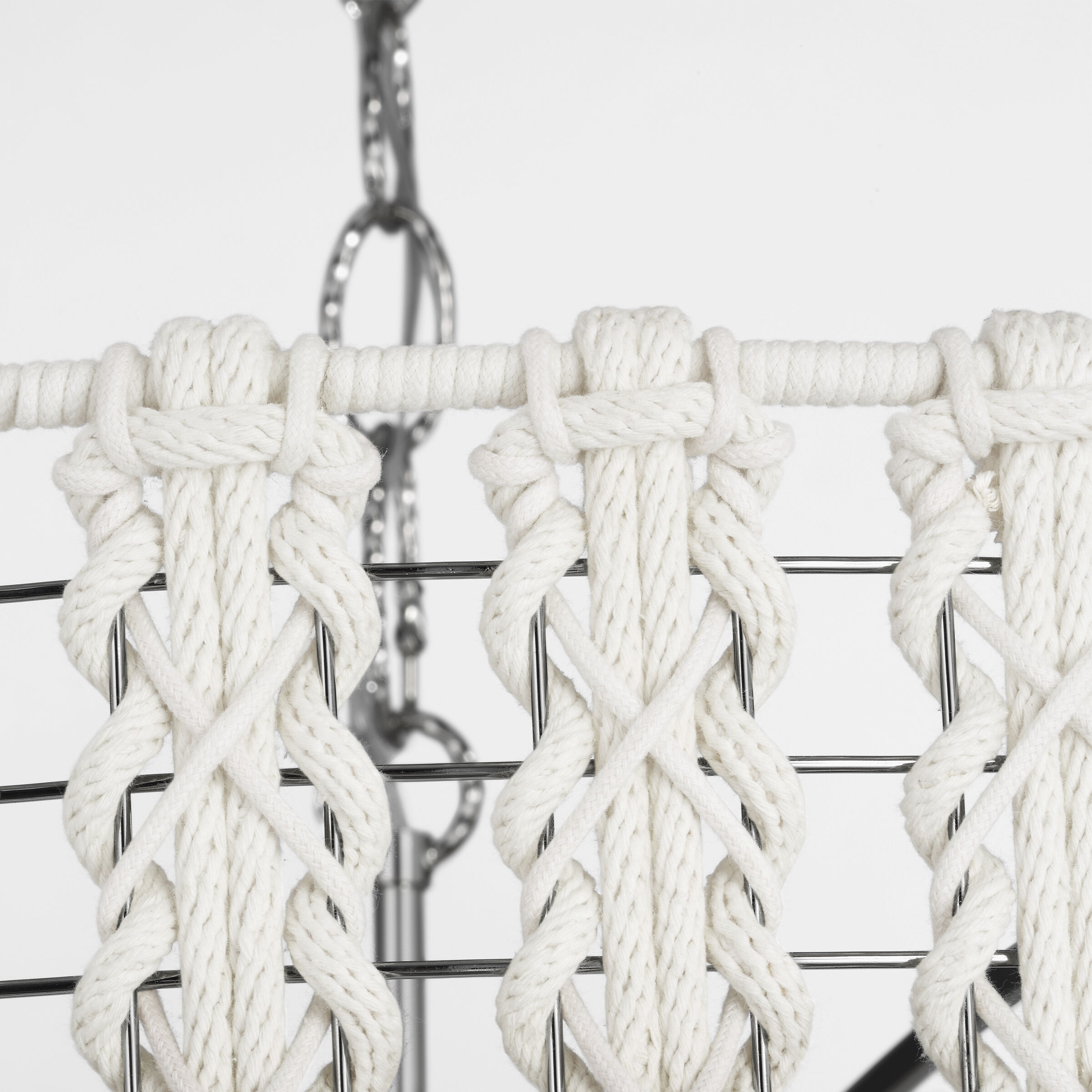 Fisher Weisman Catania LED 39.25 inch Polished Nickel Hanging Shade Ceiling Light