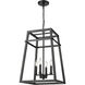 Tellsa 4 Light 15 inch Matte Black Pendant Ceiling Light