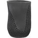 Moonrise 12.5 X 8.5 inch Vase in Matte Black Porcelain