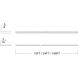 Gemini 24 LED 1200 inch White LED Tape Lighting in 4000K