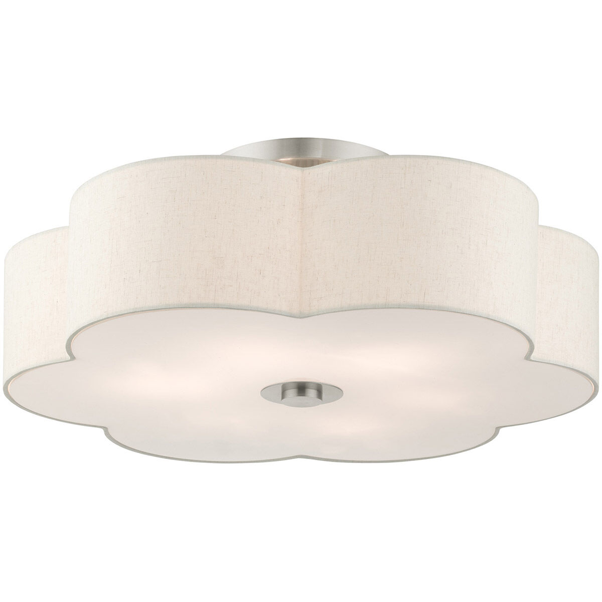 Livex Lighting 58069-91 Solstice 6 Light 28 inch Brushed