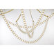 Pearl LED 49.25 inch Legacy Brass Chandelier Ceiling Light