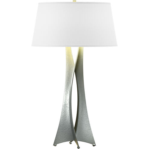 Moreau 33.4 inch 150 watt Vintage Platinum Table Lamp Portable Light in Natural Anna, Tall