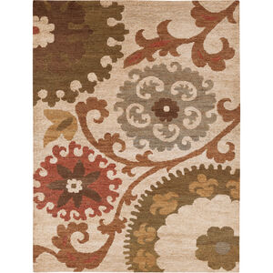 Columbia 132 X 96 inch Brown and Brown Area Rug, Jute