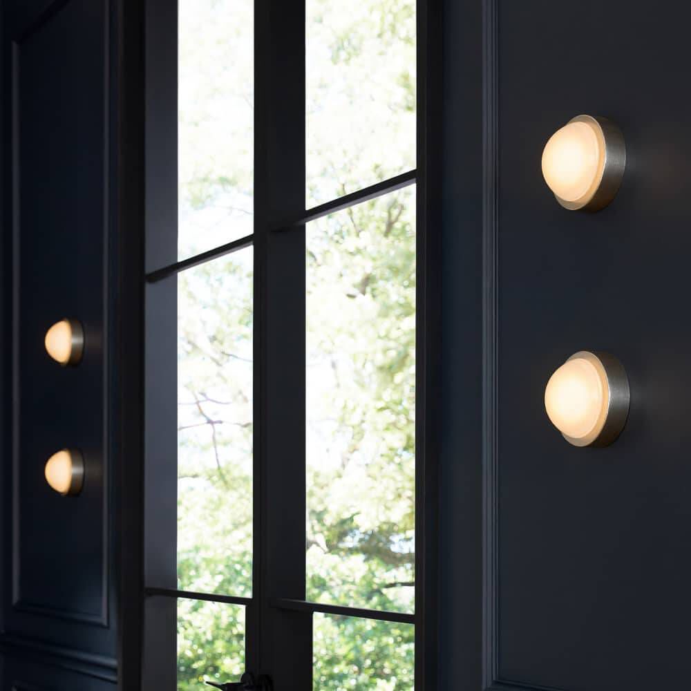 Lennon 1 Light 5.5 inch Vintage Silver Flush Mount Ceiling Light