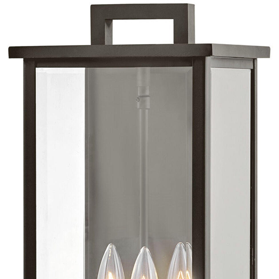 Estate Series Weymouth Outdoor Wall Mount Lantern in Oil Rubbed Bronze, Large