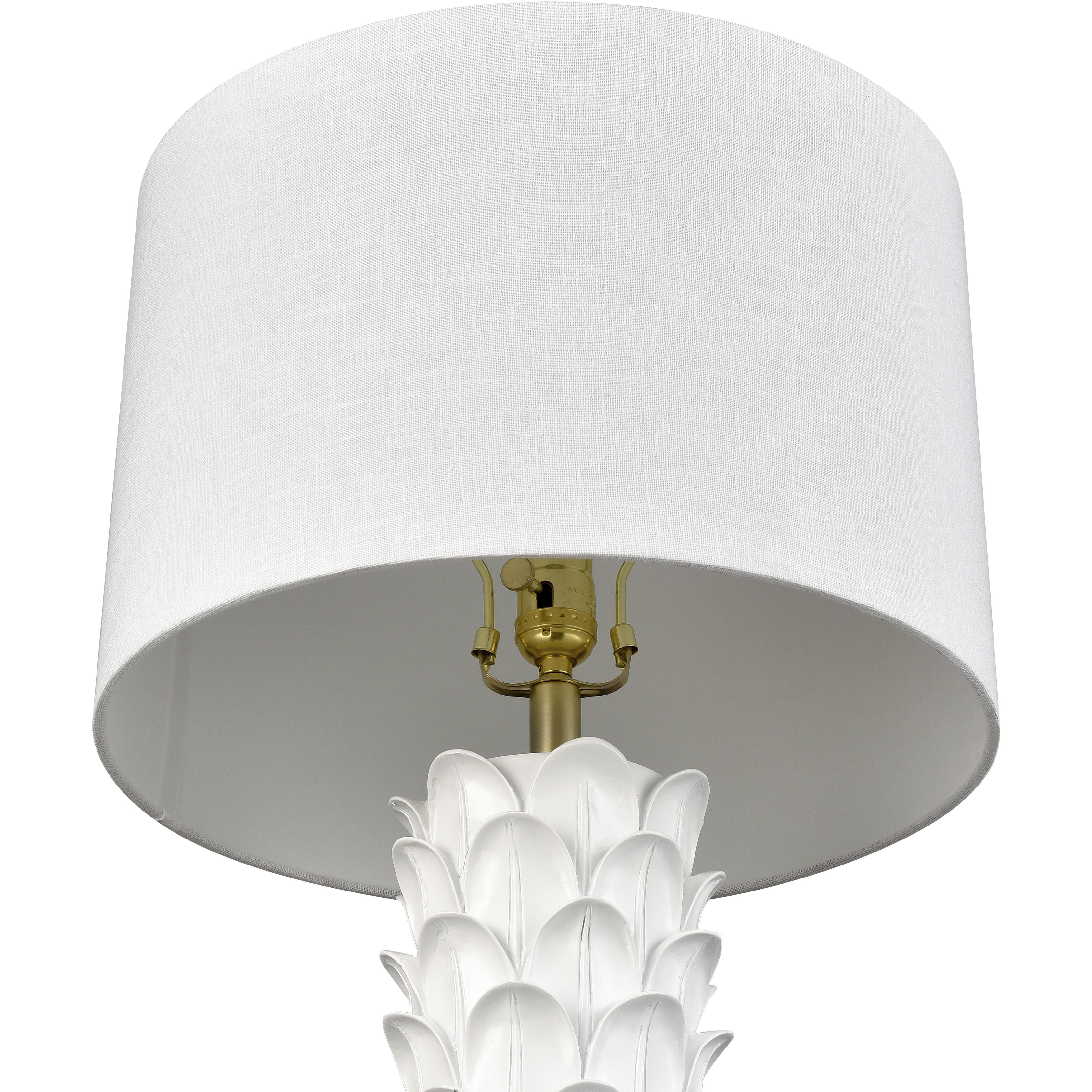 Beckwith 27 inch 150 watt White Table Lamp Portable Light