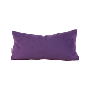 Kidney 22 inch Bella Eggplant Pillow, with Down Insert