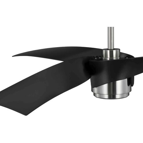 Insigna 60 inch Brushed Nickel with Matte Black Blades Ceiling Fan