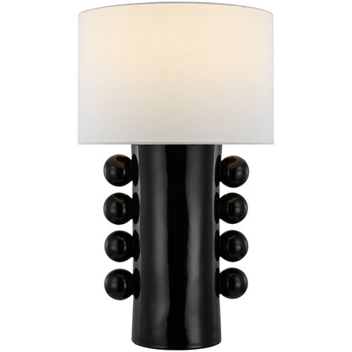 Kelly Wearstler Tiglia 31 inch 5.00 watt Black Cordless Tall Table Lamp Portable Light