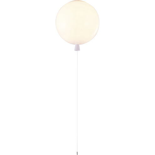 Canada LED 13.78 inch White Semi Flush Mount Ceiling Light