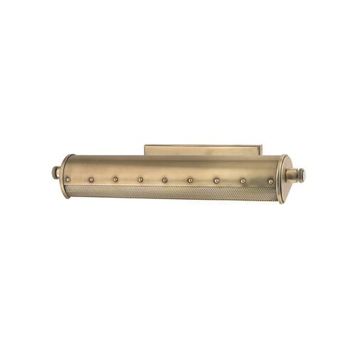 Gaines 120 watt 18.25 inch Aged Brass Picture Light Wall Light