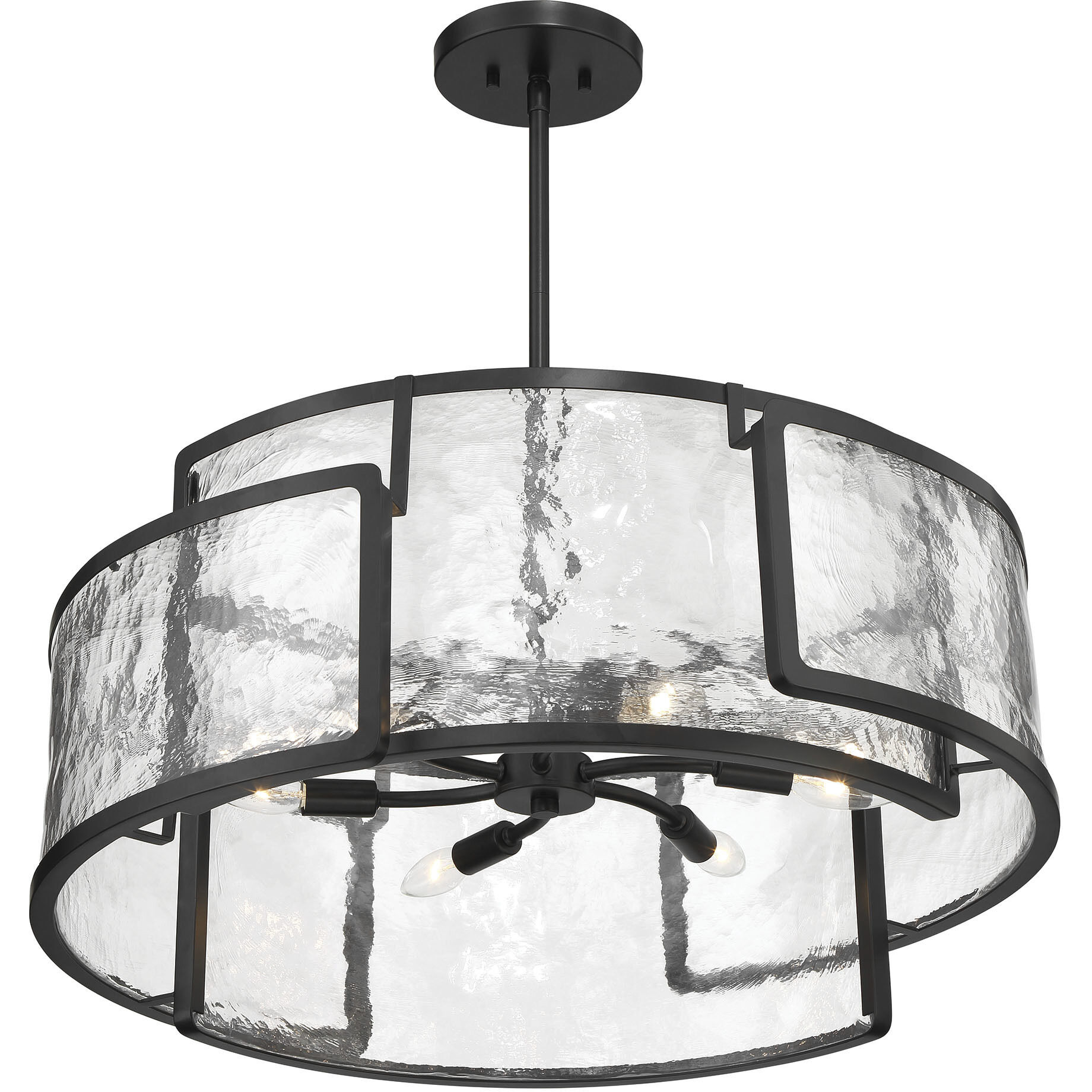 Bella Collina 6 Light 28 inch Coal Pendant Ceiling Light