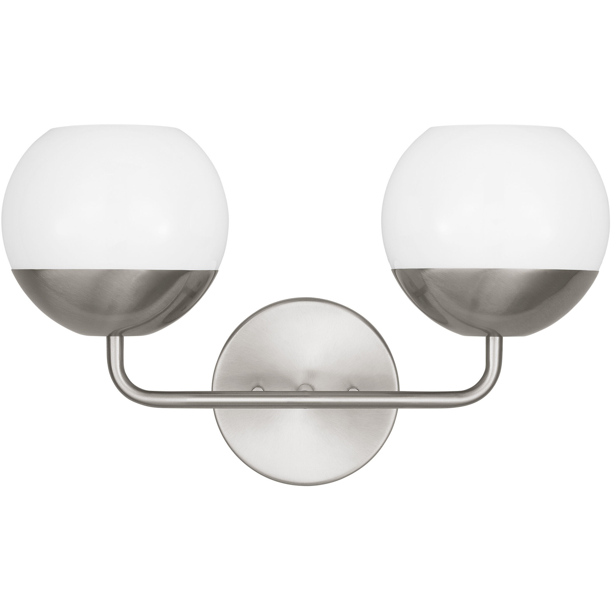 Alvin 2 Light 16.5 inch Brushed Nickel Bath Vanity Wall Light