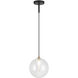 Magma LED 8.75 inch Clear Pendant Ceiling Light