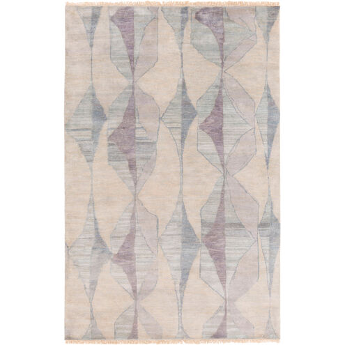 Libra One 36 X 24 inch Cream/Mauve/Teal/Moss/Light Gray/Aqua Rugs, Wool