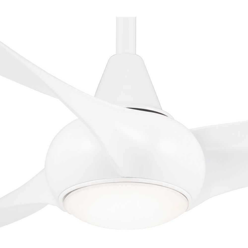 Light Wave 52 inch White Ceiling Fan