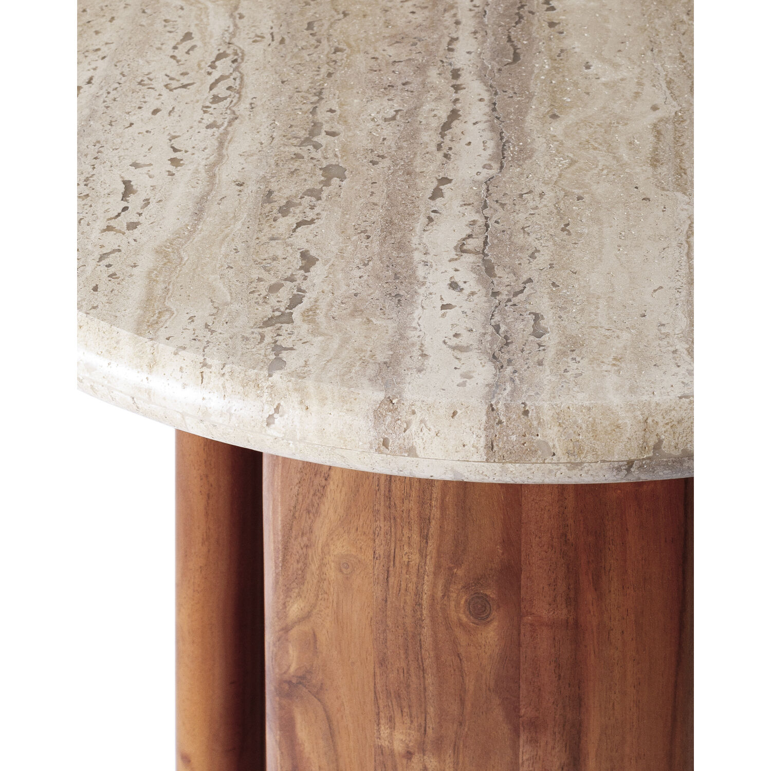 Abacus 20.47 X 19.69 inch Brown / Brown / Beige End Table