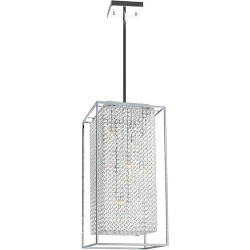 Cube 11 Light 14 inch Chrome Chandelier Ceiling Light