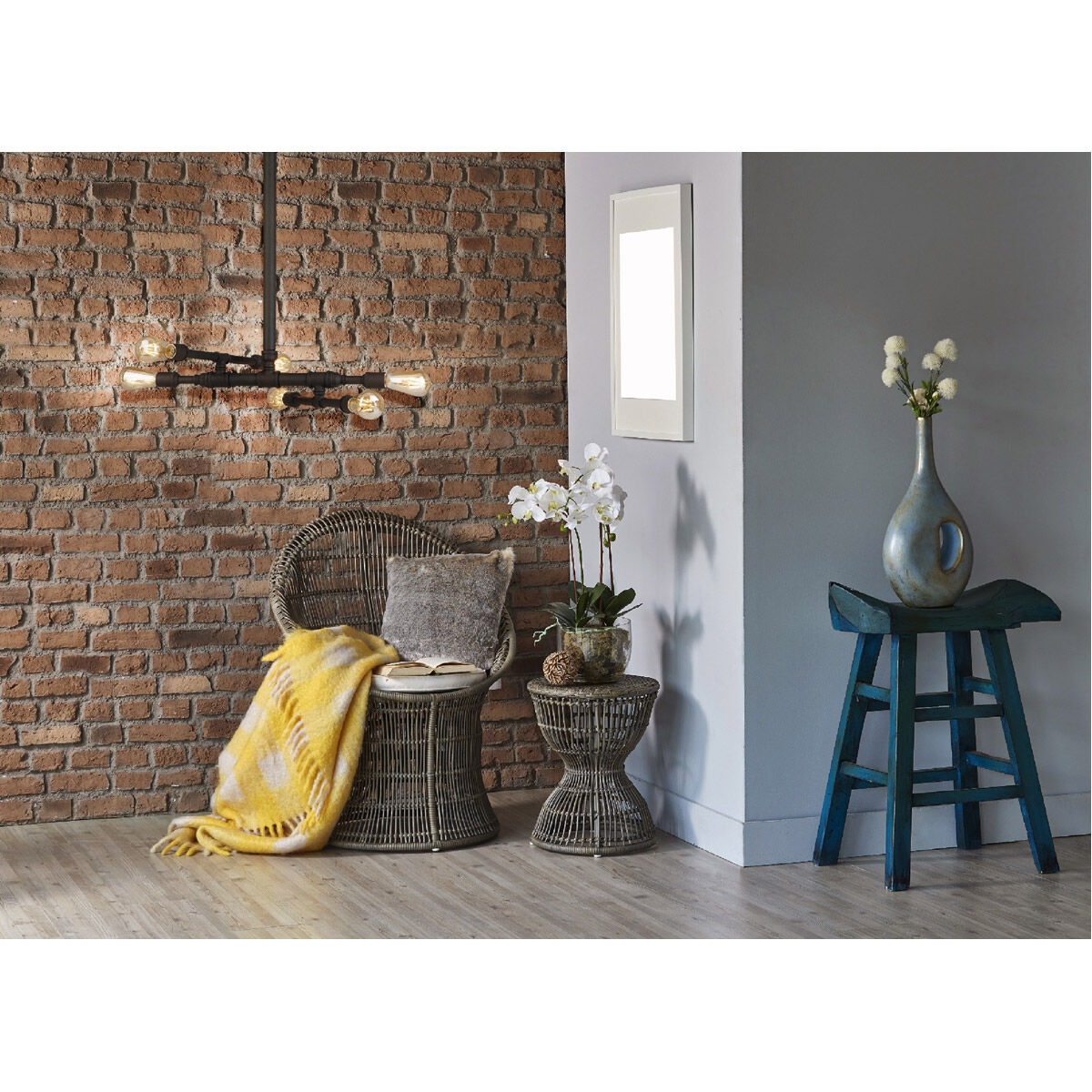 Wymer 6 Light 23.39 inch Matte bronze Pendant Ceiling Light