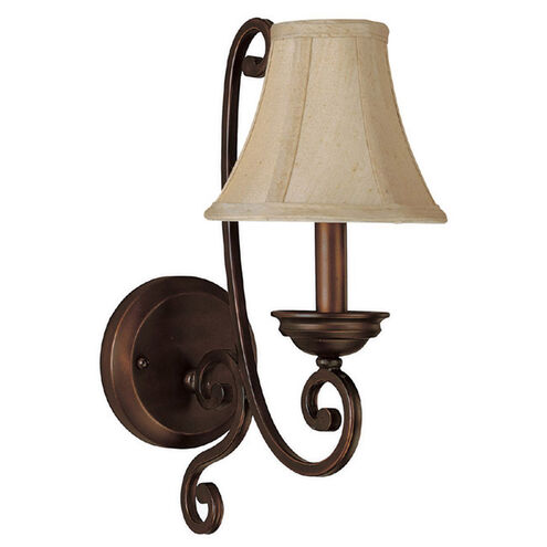 Capital Lighting Cumberland 1 Light Sconce in Burnished Bronze 1771BB-413