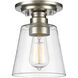 Annora 1 Light 7 inch Brushed Nickel Flush Mount Ceiling Light