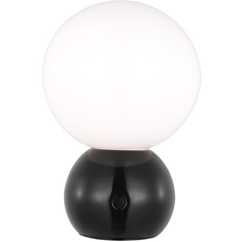 kate spade new york Suki 8.38 inch 3.00 watt Gloss Black Portable Mini Table Lamp Portable Light