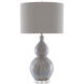 Idyll 31 inch 150.00 watt Gray/Blue/Taupe/Clear Table Lamp Portable Light