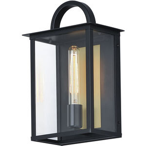 Manchester 1 Light 14 inch Black Outdoor Wall Mount