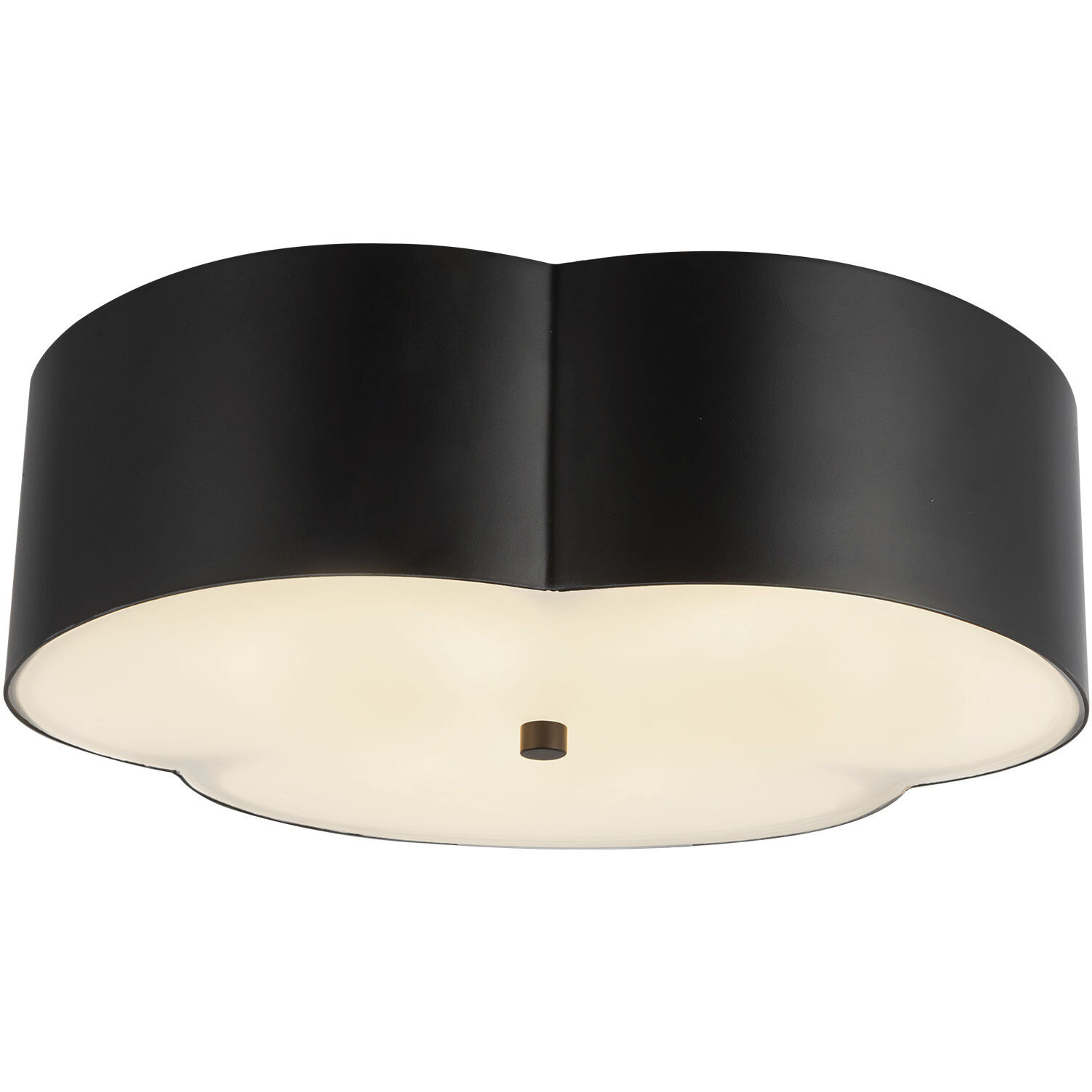 Alora Mood Adella 3 Light 14.13 inch Matte Black Flush Mount Ceiling Light