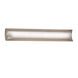 Fusion LED 30 inch Brushed Nickel Vanity Light Wall Light in Weave Fusion