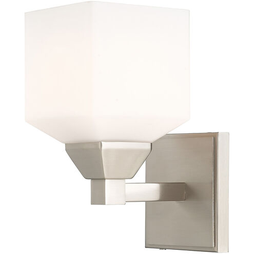 Aragon 1 Light 5 inch Brushed Nickel Wall Sconce Wall Light