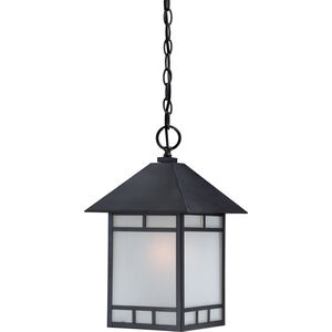 Drexel 1 Light 10 inch Stone Black Outdoor Hanging Lantern