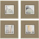 On the Road Gray and Black and Green and Neutral Framed Art