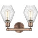 Cindyrella 2 Light 15 inch Antique Copper Bath Vanity Light Wall Light in Seedy
