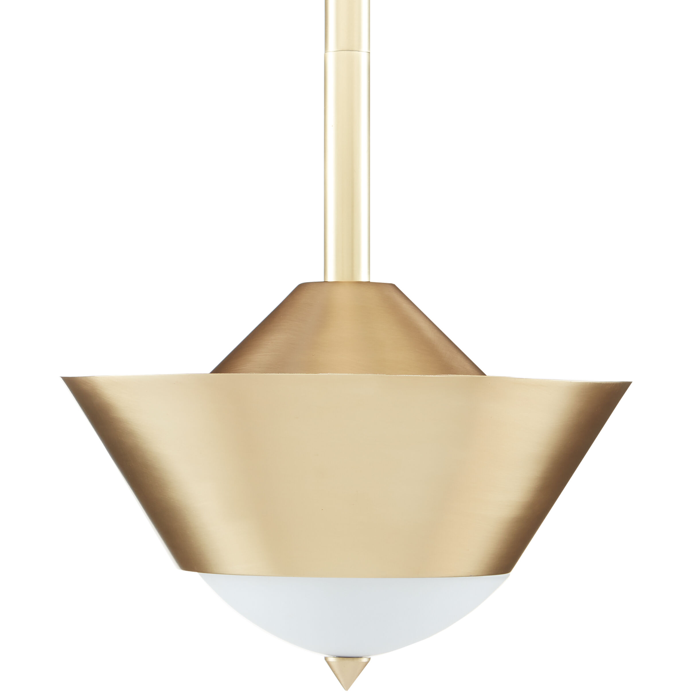 Pepys 1 Light 12 inch Brushed Brass Pendant Ceiling Light