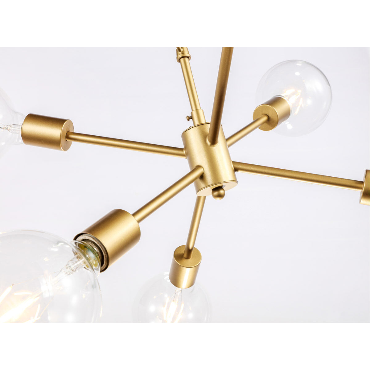Nolan 6 Light 16 inch Brass Pendant Ceiling Light