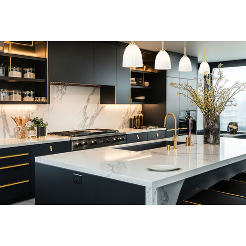 Naya 1 Light 8 inch Modern Gold Pendant Ceiling Light