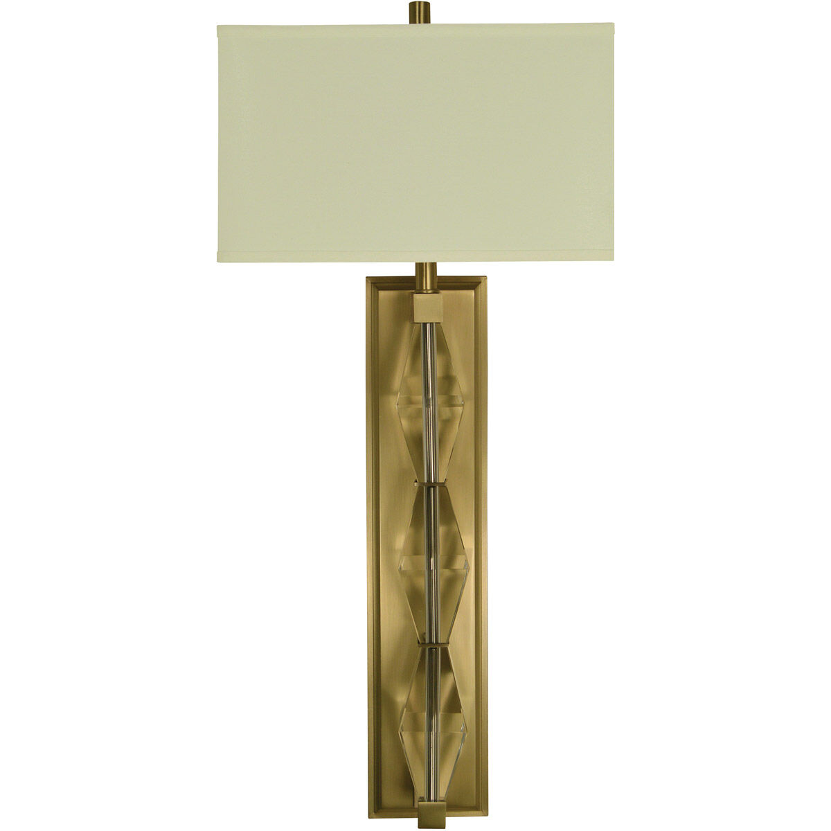 Sconces 2 Light 13 inch Brushed Brass Sconce Wall Light