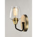 Goblet 1 Light 4.75 inch Bronze and Antique Brass Wall Sconce Wall Light
