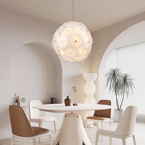 Tallulah 12 Light 26 inch Lacquered Gold Pendant Ceiling Light