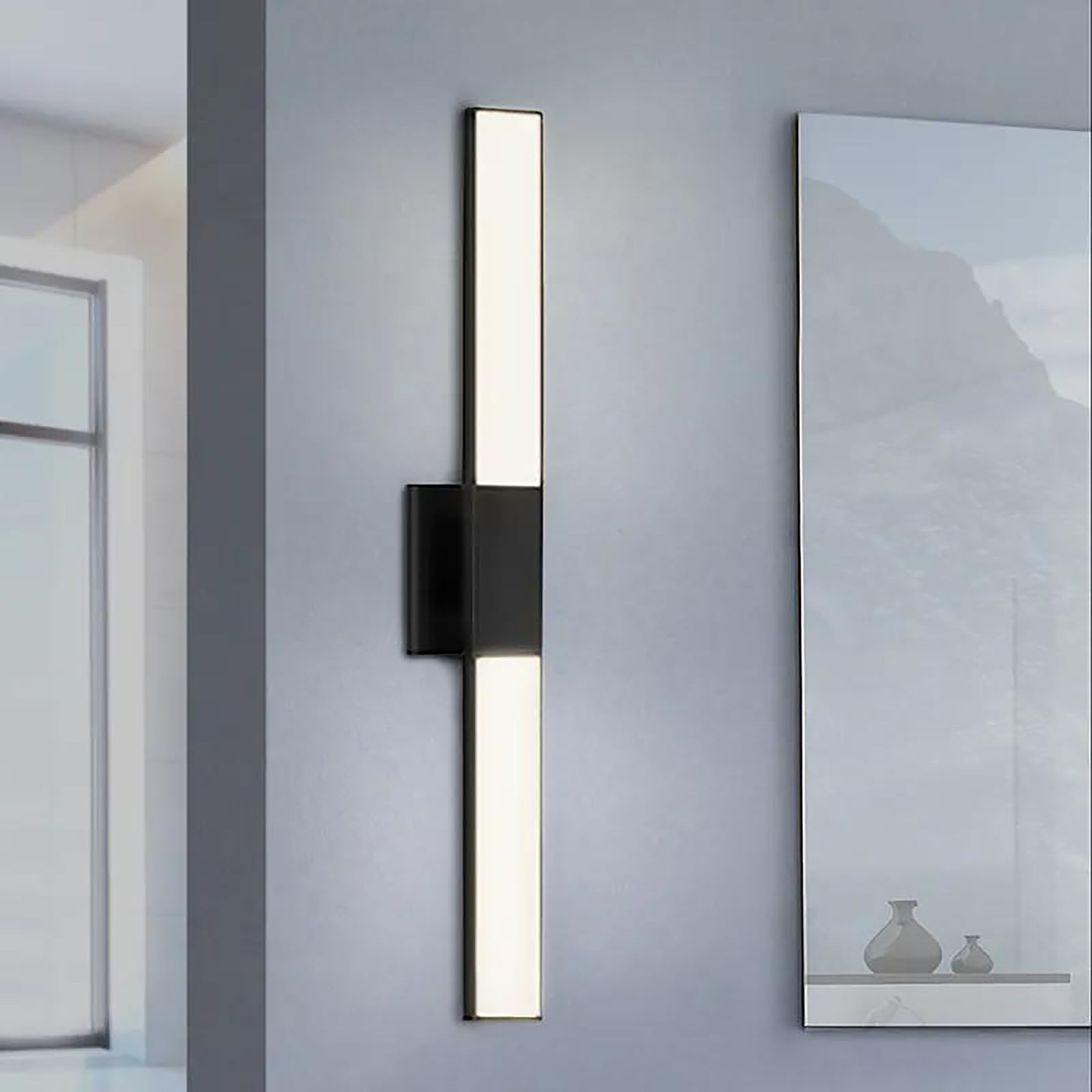 Planes LED 3 inch Satin Black ADA Wall Sconce Wall Light