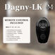 Atlas Dagny - LK 16 inch Matte Black with Solid Wood / Barn Wood Blades Rotational Ceiling Fan